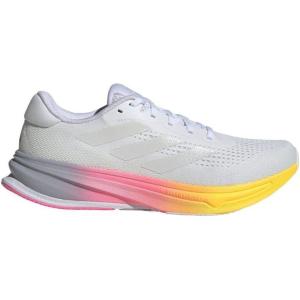 adidas Womens Supernova Rise 2 Running Shoes(White/Crystal White/Lucid Pink)