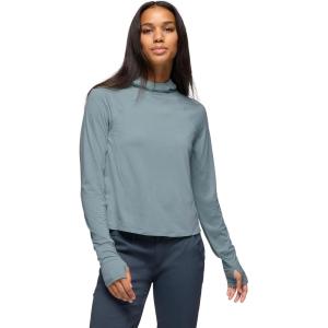 prAna Womens Sol Searcher Sun Hoodie(Saltwater)