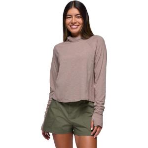 prAna Womens Sol Searcher Sun Hoodie(Shroom)