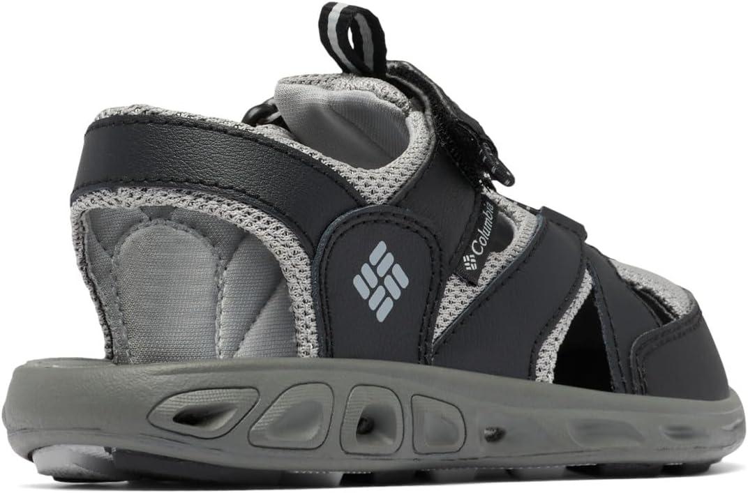 imageColumbia unisexchild Techsun Wave Closed Toed SandalsSport SandalBlackSteam