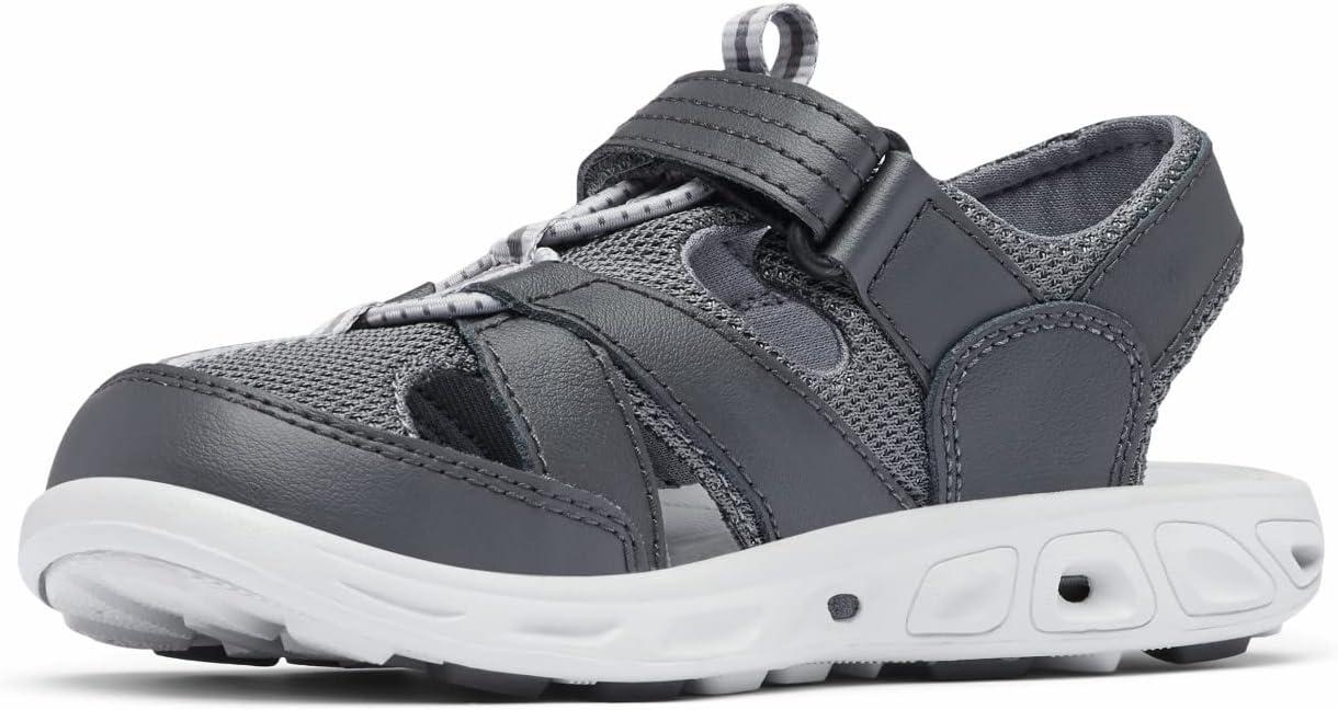 imageColumbia unisexchild Techsun Wave Closed Toed SandalsSport SandalShark Grey Ice