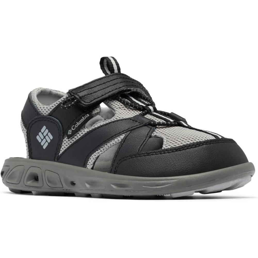 imageColumbia unisexchild Techsun Wave Closed Toed SandalsSport SandalBlackSteam