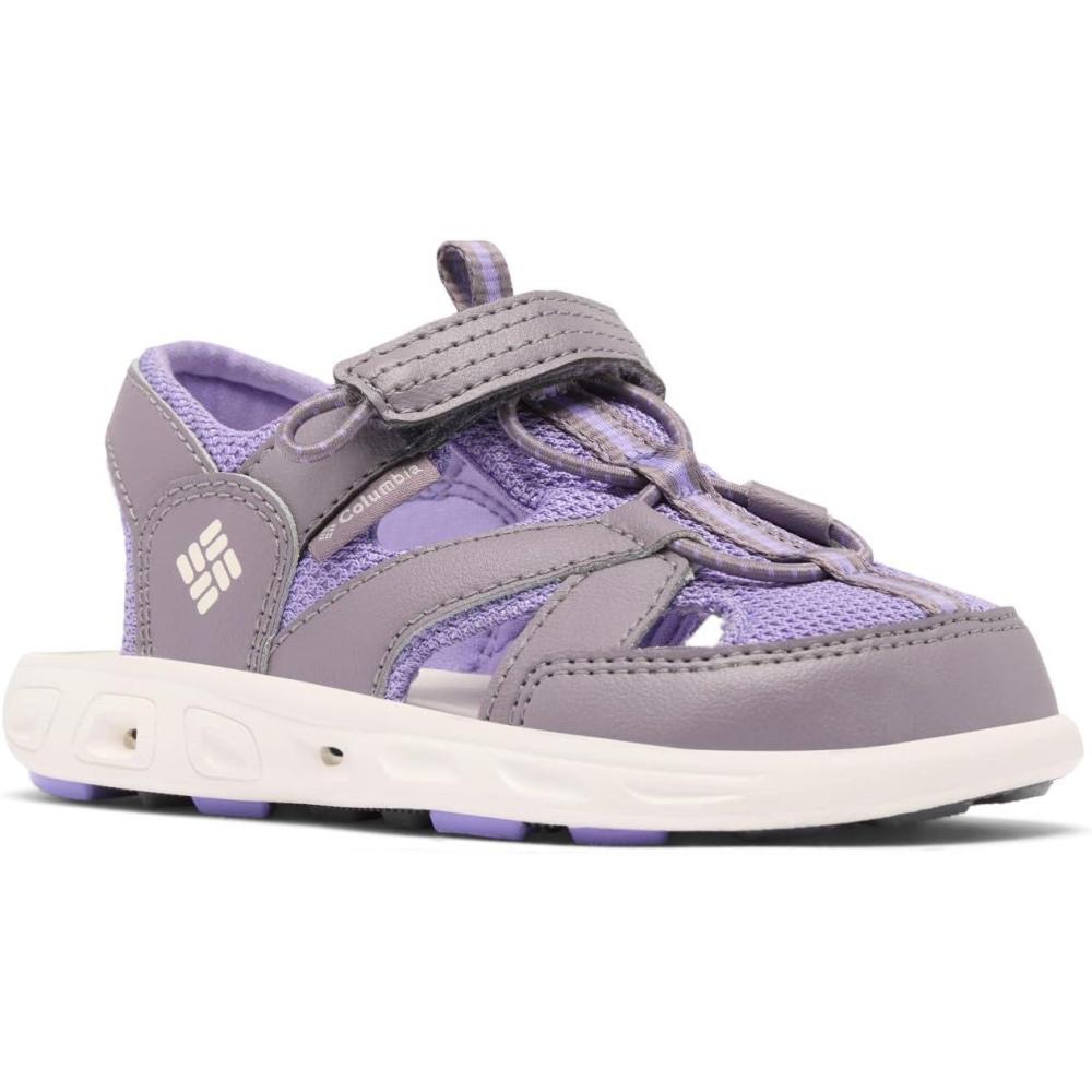 imageColumbia unisexchild Techsun Wave Closed Toed SandalsSport SandalGranite PurplePaisley Purple