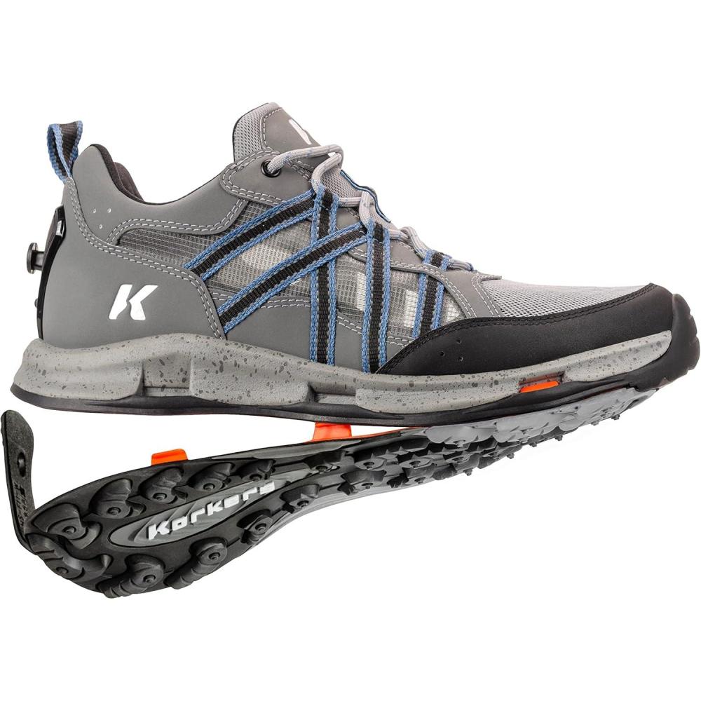 imageKorkers Mens All Axis Shoe  All Terrain Warm Weather Performance Water ShoeTrailtrac Sole