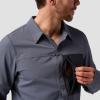 Backcountry, Tahoe Woven Convertible Snap-Up Shirt – Men’s(Turbulence/Black)