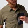 Backcountry, Tahoe Woven Short-Sleeve Snap-Up Shirt – Men’s(Kalamata / Black)