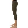 Cascade Merino Base Layer 3/4 Legging(Dark Olive)