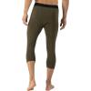 Cascade Merino Base Layer 3/4 Legging(Dark Olive)