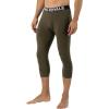 Cascade Merino Base Layer 3/4 Legging(Dark Olive)
