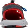 Columbia unisex-child Techsun Wave Closed Toed SandalsSport Sandal(Dark Grey/Spicy)