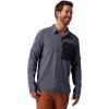 Backcountry, Tahoe Woven Convertible Snap-Up Shirt – Men’s(Turbulence/Black)