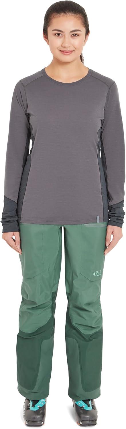 imageRab Womens Khroma Converge Pants GoreTex Waterproof Pant for Skiing ampamp Backcountry TouringEucalyptusGreen Slate