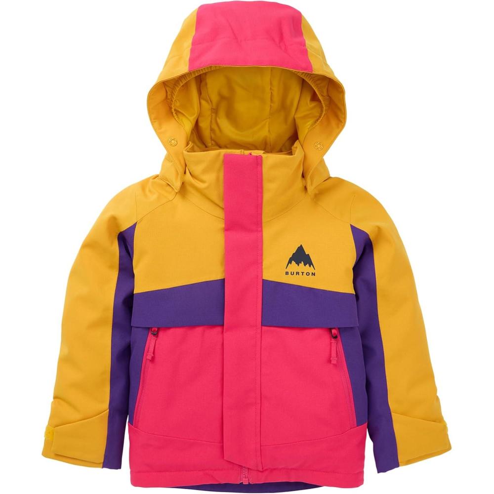 imageBurton Toddlers Ascutney 2L JacketGoldenrodImperial PurpleAzalea Pink