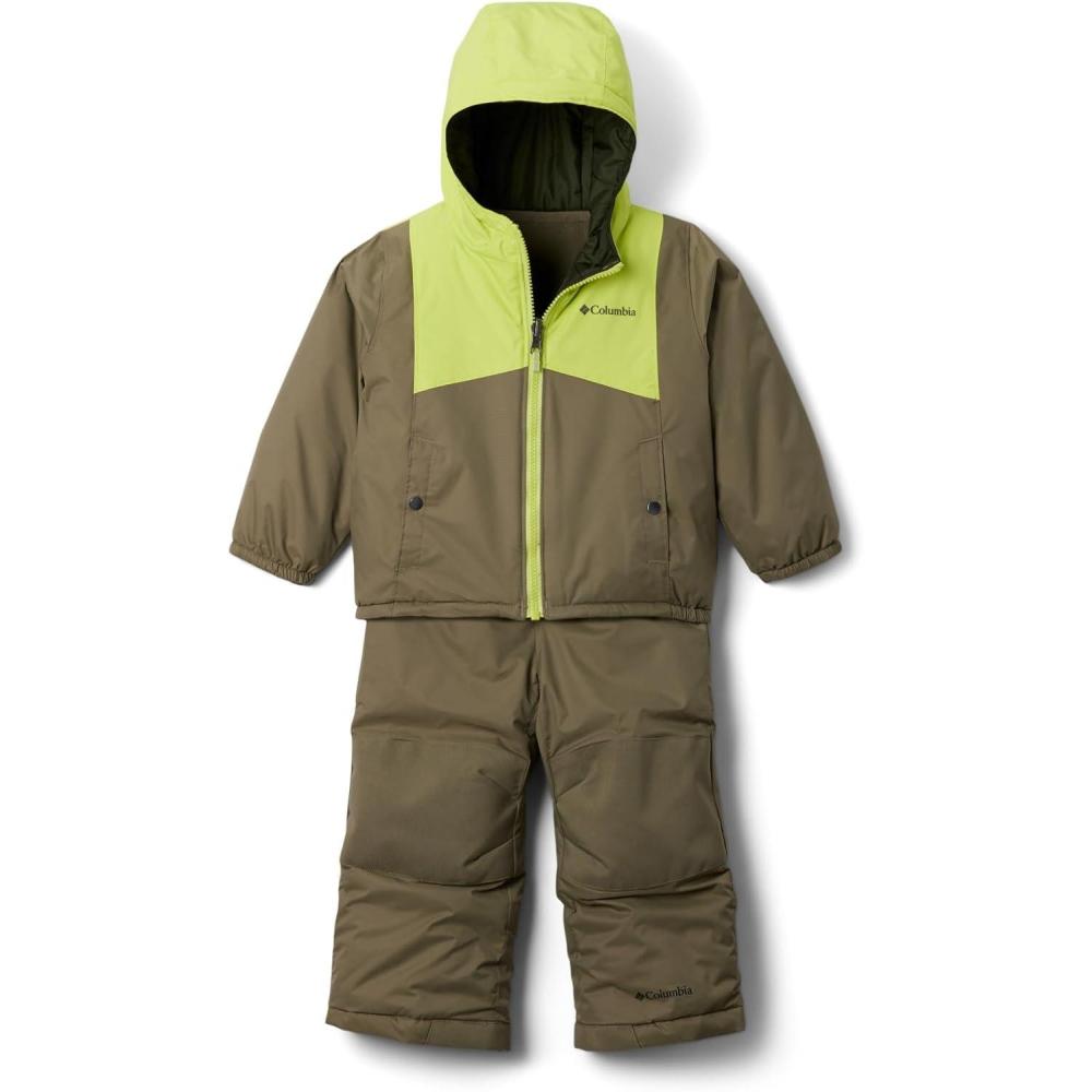 imageColumbia Toddler Unisex Double Flake II Set Stone GreenVoltageGreenscape 4T