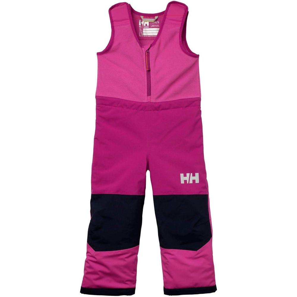 imageHellyHansen Kids Unisex Vertical Insulated Bib Pants for Ultimate Warmth and Comfort039 Festival Fuchsia