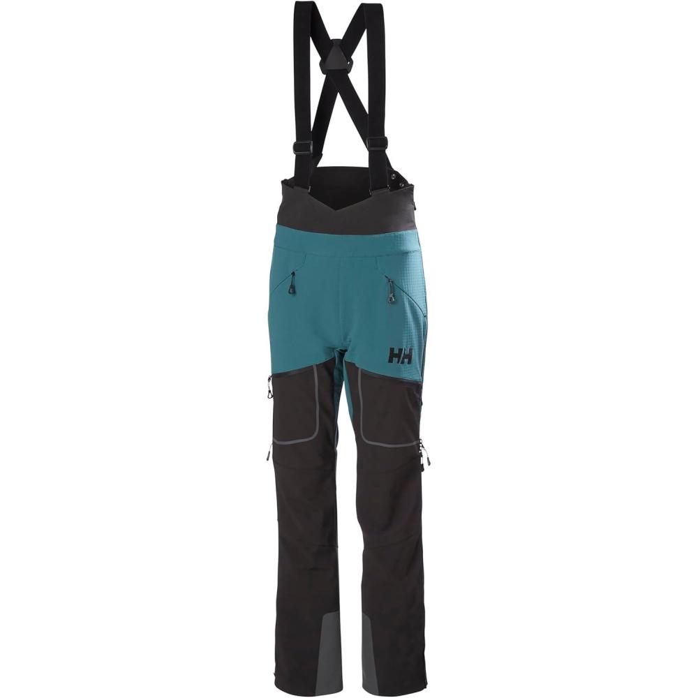 imageHellyHansen W ODIN BC SOFTSHELL BIB PANT  Womens Waterproof Breathable and Insulated Bib Pants for Outdoor Adventures453 Dark Creek