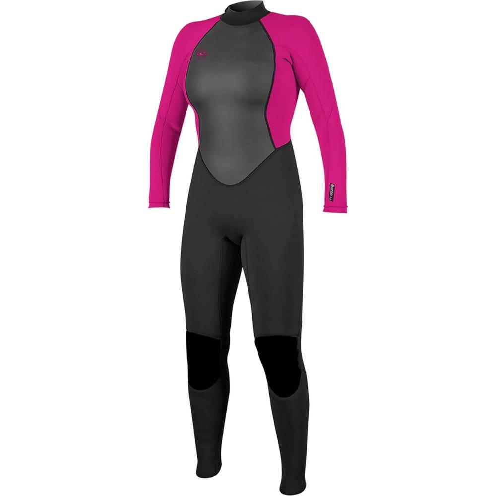 imageONeill Womens Reactor2 32mm Back Zip Full Wetsuit Lightweight Warmth with Good Flexibility for Surfing Paddleboarding KayakingBlackBerry