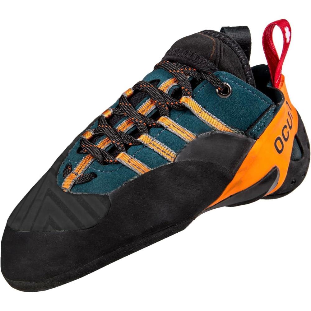 imageOcun Sigma Rock Climbing ampamp Bouldering Shoe for Technically Advanced Indoor ampamp Outdoor ClimbsPetrolOra
