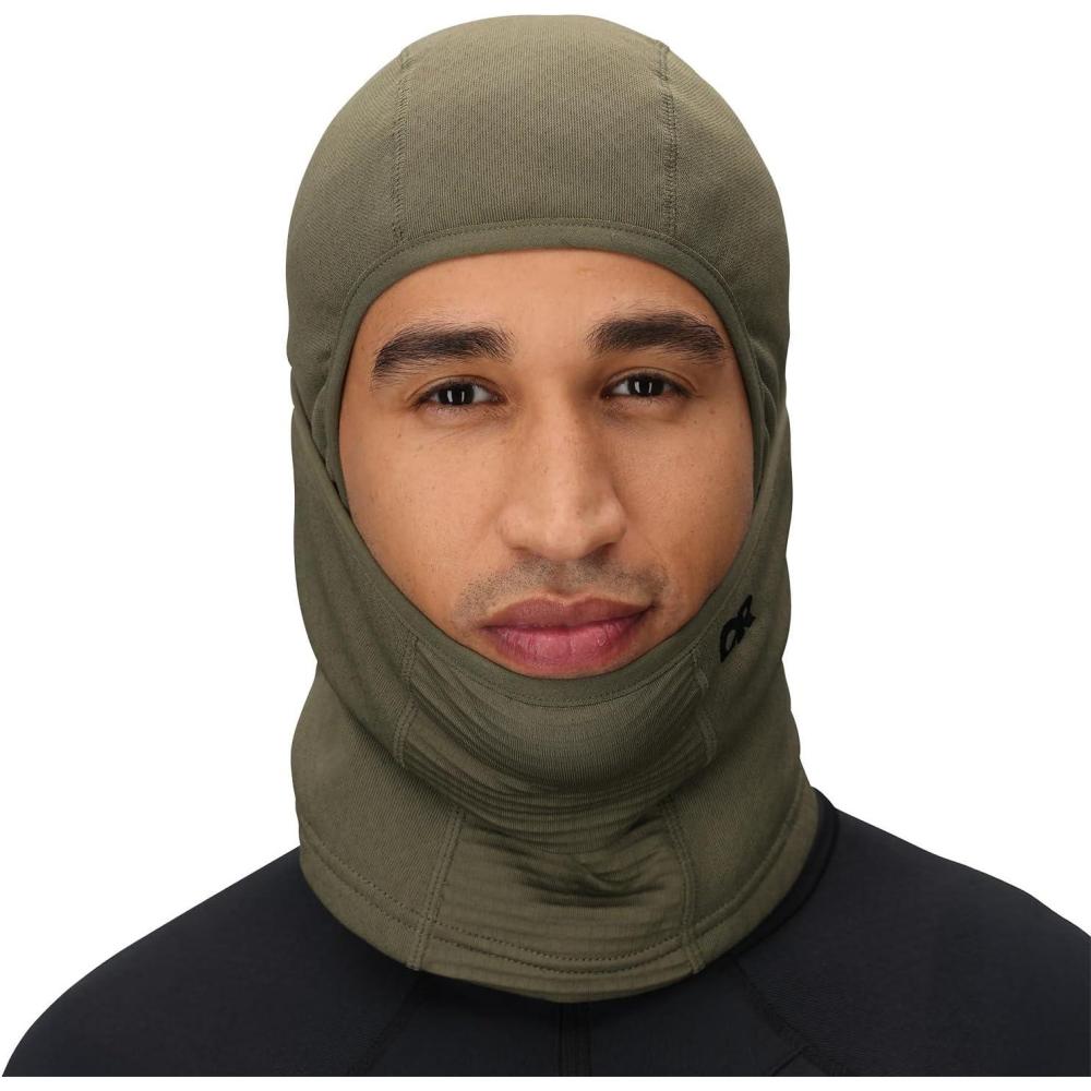 imageOutdoor Research Octaclava Thermoregulating ActiveTemp Balaclava Moisture Wicking Quick Drying UPF 30Ranger Green
