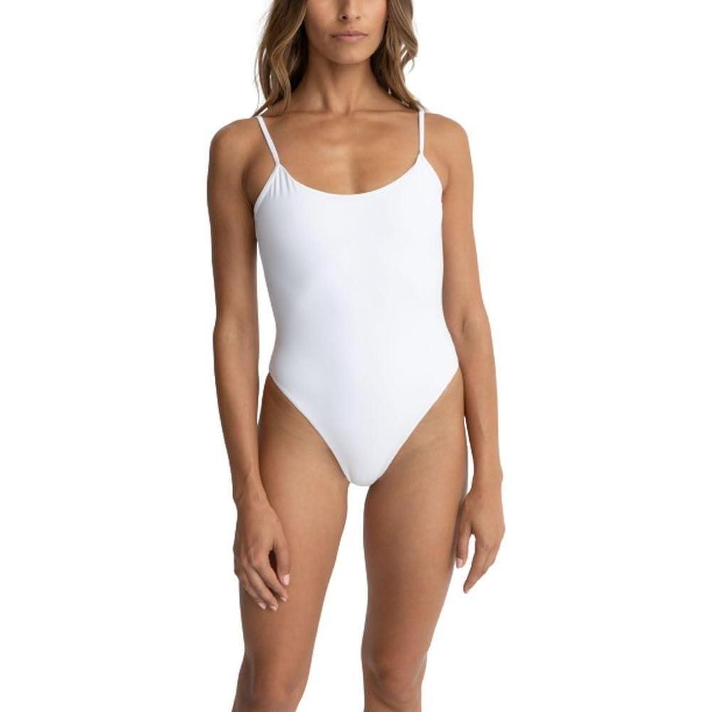 imageRHYTHM Womens Classic Minimal One Piece Bathing SuitWhite