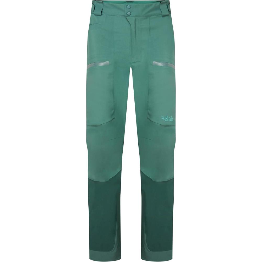 imageRab Womens Khroma Converge Pants  GoreTex Waterproof Pant for Skiing ampamp Backcountry TouringEucalyptusGreen Slate