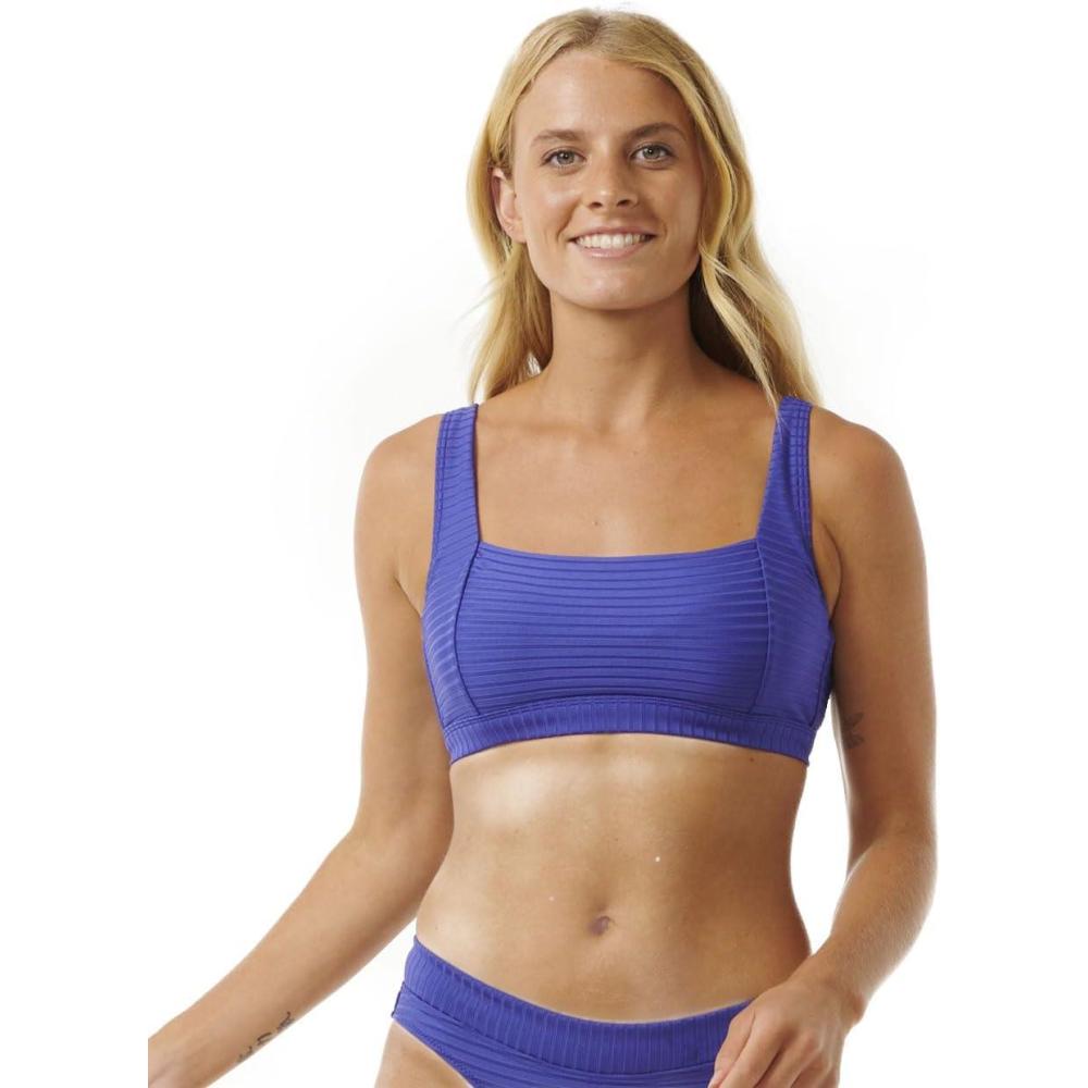 imageRip Curl Womens Premium Surf Ddd Cropped Bikini TopWild Berry