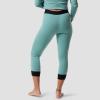 Backcountry, Cedars RWS Merino Mid-Wt Baselayer 3/4 Bottom – Women’s(Oil Blue/Black)