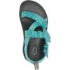 Chaco Z1 Ecotread Kids Sandal (Little Kid/Big Kid)(Clip Aqua)