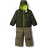 Columbia Toddler Unisex Double Flake II Set, Stone Green/Voltage/Greenscape, 4T