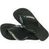 Havaianas mens Brazil Logo Sandal Green Olive(Green Olive)