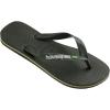 Havaianas mens Brazil Logo Sandal Green Olive(Green Olive)