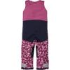 Helly-Hansen Kids Unisex Vertical Insulated Bib Pants for Ultimate Warmth and Comfort(097 Bubblegum Pink Aop)