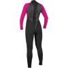 O’Neill Women’s Reactor-2 3:2mm Back Zip Full Wetsuit, Lightweight Warmth with Good Flexibility for Surfing, Paddleboarding, Kayaking(Black/Berry)