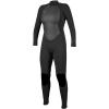 O’Neill Women’s Reactor-2 3:2mm Back Zip Full Wetsuit, Lightweight Warmth with Good Flexibility for Surfing, Paddleboarding, Kayaking(Black/Black)