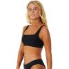 Rip Curl Women’s Premium Surf D-dd Cropped Bikini Top(Black)