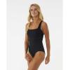 Rip Curl Women’s Premium Surf D-dd One Piece Swimsuit(Black)