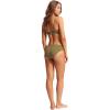 Seafolly Women’s Active Hybrid Bralette Bikini Top Swimsuit with Center Keyhole Detail(Eco Collective Olive)