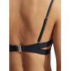 Seafolly Women’s Active Hybrid Bralette Bikini Top Swimsuit with Center Keyhole Detail(Eco Collective True Navy)