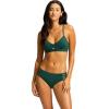 Seafolly Women’s Active Hybrid Bralette Bikini Top Swimsuit with Center Keyhole Detail(Seafolly Collective Evergreen)