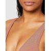 Seafolly Womens Deep V Neck Over The Shoulder One Piece Swimsuit(Sea Dive Bronze)
