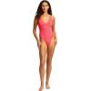Seafolly Womens Deep V Neck Over The Shoulder One Piece Swimsuit(Sea Dive Snapdragon)