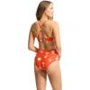 Seafolly Women’s High Waisted Full Coverage Low Legline Bikini Bottom Swimsuit(La Palma Tamarillo)