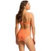 Seafolly Women’s High Waisted Full Coverage Low Legline Bikini Bottom Swimsuit(Lulu Melon)