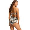 Seafolly Women’s High Waisted Full Coverage Low Legline Bikini Bottom Swimsuit(Neue Wave Black)