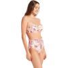 Seafolly Women’s High Waisted Full Coverage Low Legline Bikini Bottom Swimsuit(Silk Road Parfait Pink)