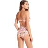 Seafolly Women’s High Waisted Full Coverage Low Legline Bikini Bottom Swimsuit(Silk Road Parfait Pink)