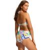 Seafolly Women’s High Waisted Full Coverage Low Legline Bikini Bottom Swimsuit(Wish You Were Here Atoll Blue)