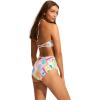Seafolly Women’s High Waisted Full Coverage Low Legline Bikini Bottom Swimsuit(Wish You Were Here Fuchsia Rose)
