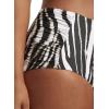 Seafolly Women’s High Waisted Full Coverage Low Legline Bikini Bottom Swimsuit(Zahara Black)