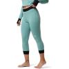 Backcountry, Cedars RWS Merino Mid-Wt Baselayer 3/4 Bottom – Women’s(Oil Blue/Black)